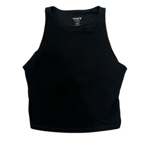 Old Navy XS Black Powerchill Cropped Workout Tank